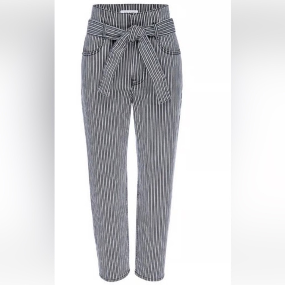 Frame Denim Pleated Pegged Jeans - Picture 6 of 12